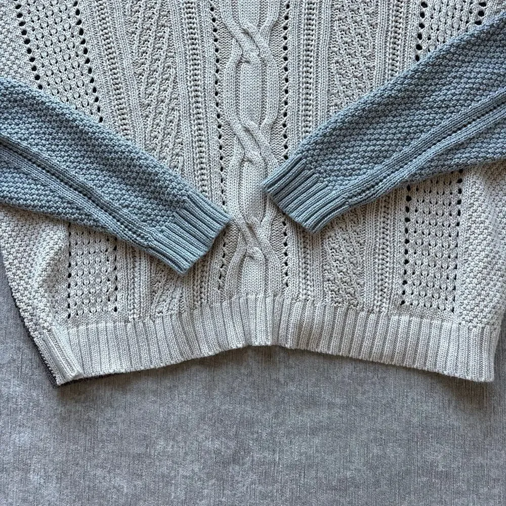 Cotton by Autumn Cashmere Colorblock Knit Sweater - Picture 4 of 4